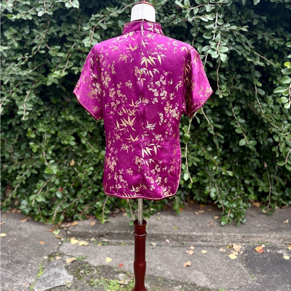 Elegant Floral Cheongsam Top/Tunic - Picture 4 of 10